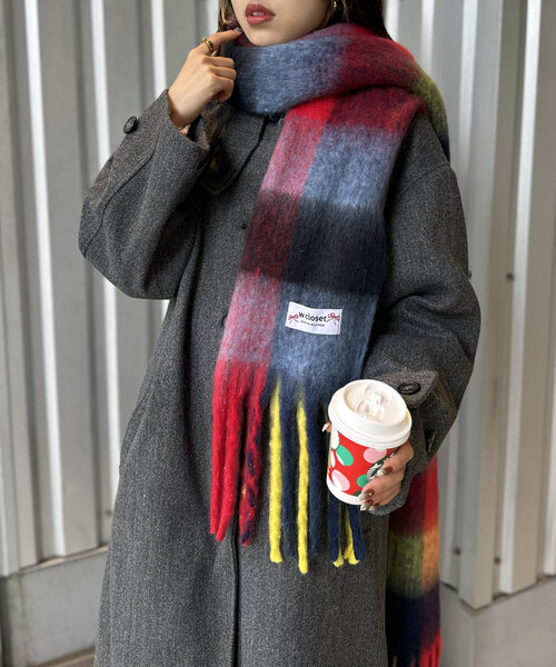 w closet（ダブルクローゼット） マフラー ストール 「3色展開