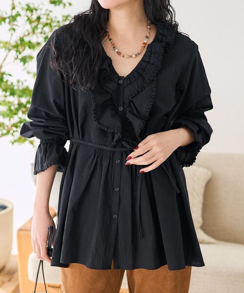 FREAK'S STORE（フリークスストア） ブラウス シャツ フリル襟