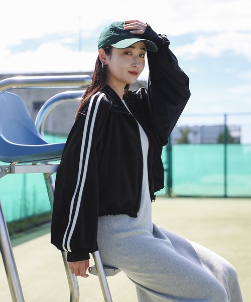 Bonjour Sagan（ボンジュールサガン） ジャージ 裾ドロストクロップド