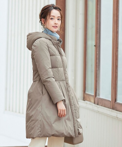 Tiaclasse ダウンコート ダウンジャケット 大人華やかなフェミニン