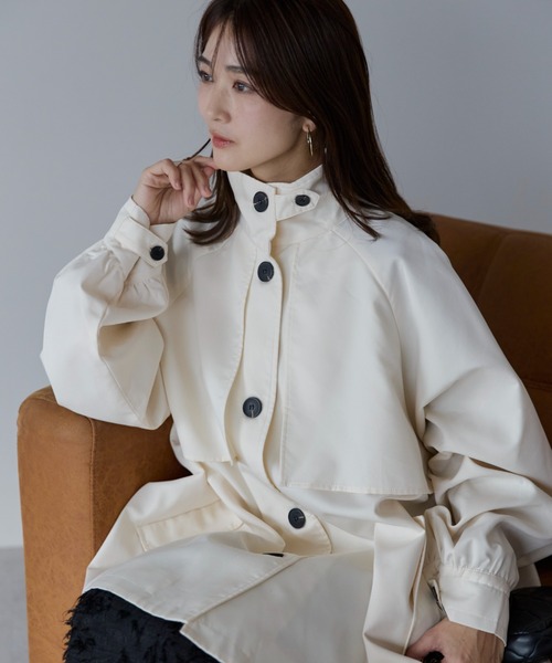 sakishimatokyo トレンチコート コート 「新色追加」ミドル丈 フレア