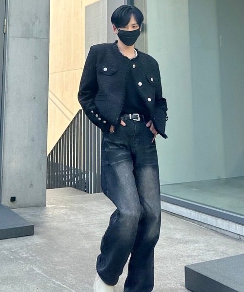 Otte ジャケット ノーカラージャケット アイドルラグジュアリー