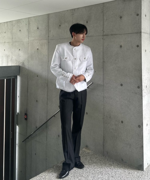 Otte ジャケット ノーカラージャケット アイドルラグジュアリー