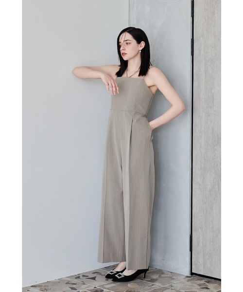 niana（ニアナ） パンツドレス ダブルクロスオールインワンドレス
