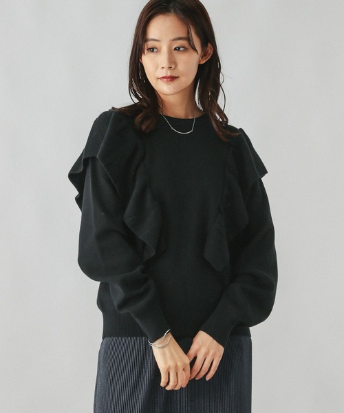 GLOBAL WORK（グローバルワーク） ニット セーター メルティフリル