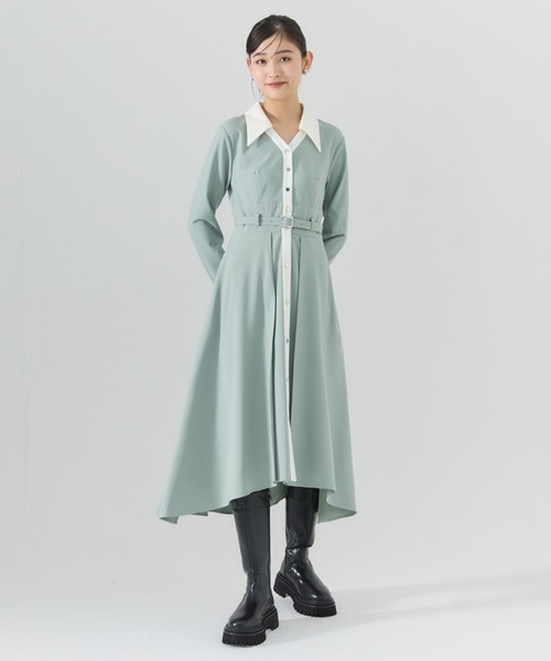 REDYAZEL（レディアゼル） ワンピース バイカラースキッパーシャツ