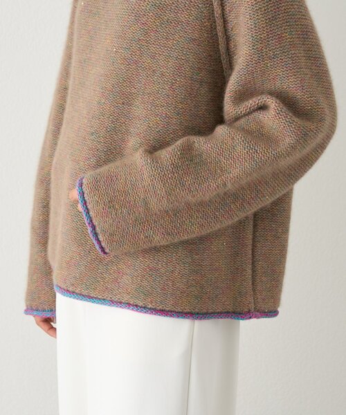 BEARDSLEY（ビアズリー） ニット セーター カラフルローゲージニット