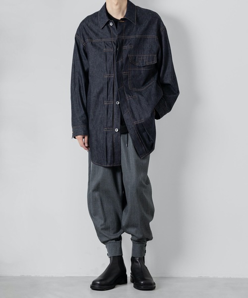 ATO（アトウ） パンツ CLASSIC WOOL CUFFS PANTS メンズ : ZOZOTOWN