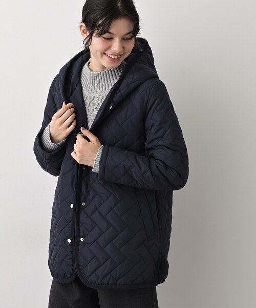 Dessin（デッサン） コート アウター キルトフードジャケット