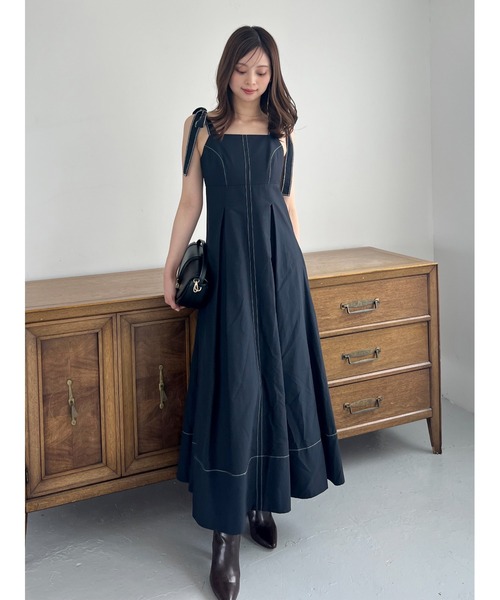 SNIDEL（スナイデル） ワンピース タックキャミワンピース : ZOZOTOWN