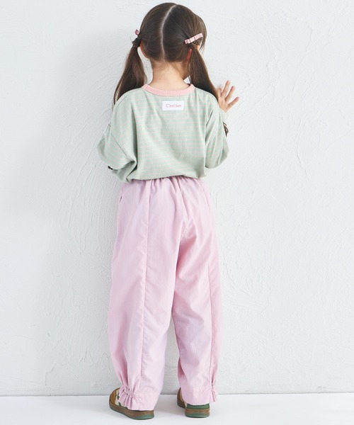 pairmanon（ペアマノン） パンツ ガールズ 裾デザイン らくちん シェフ