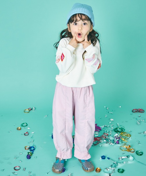 pairmanon（ペアマノン） パンツ ガールズ 裾デザイン らくちん シェフ