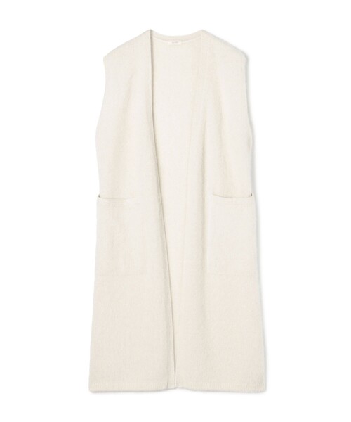 DES PRES（デプレ） ベスト ジレ フォックスカシミヤ ロングジレ