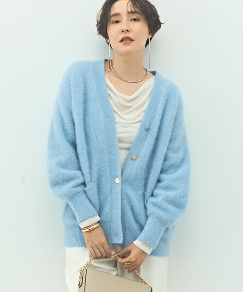 NOLLEY'S Sophi（ノーリーズソフィー） カーディガン カシミヤ混