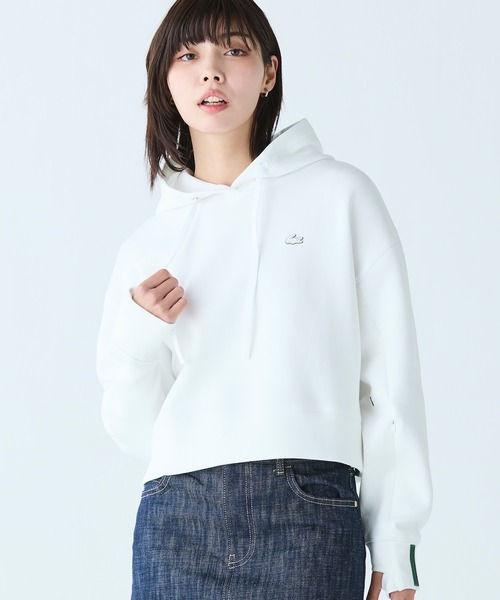 LACOSTE（ラコステ） パーカー ワイド＆クロップドフードスウェット
