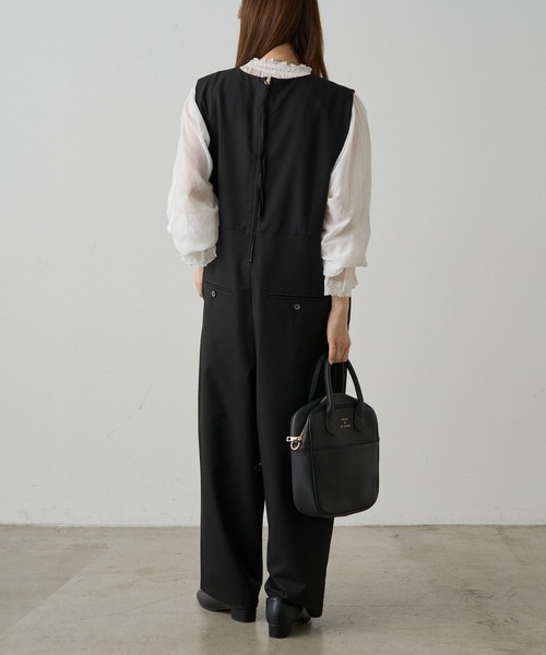 pual ce cin サロペット オーバーオール 「Du noir」オールインワン