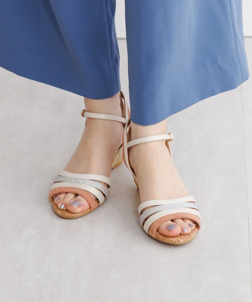 卑弥呼（HIMIKO） サンダル 「卑弥呼」ステンドグラスクリアヒール