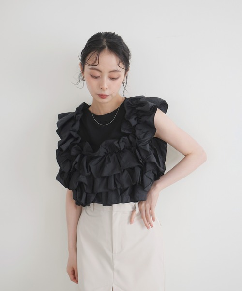 LIAN（リアン） tシャツ フリルビスチェドッキングT レディース