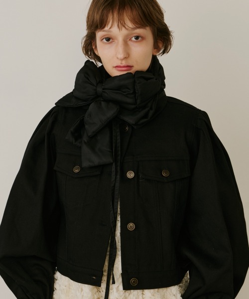 PERNA（ペルナ） デニムジャケット gジャン ボリュームスリーブデニム