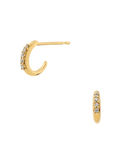 VENDOME AOYAMA（ヴァンドーム青山） ピアス K18YG ダイヤモンド ミニ