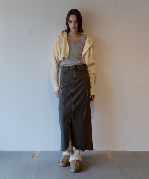 FREAK'S STORE（フリークスストア） デニムスカート SOMETHING