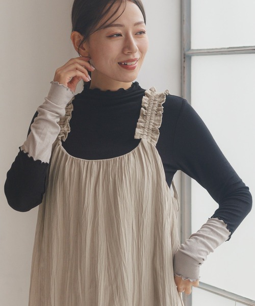 LAKOLE（ラコレ） tシャツ メローエッジタートルプルオーバー / 141186