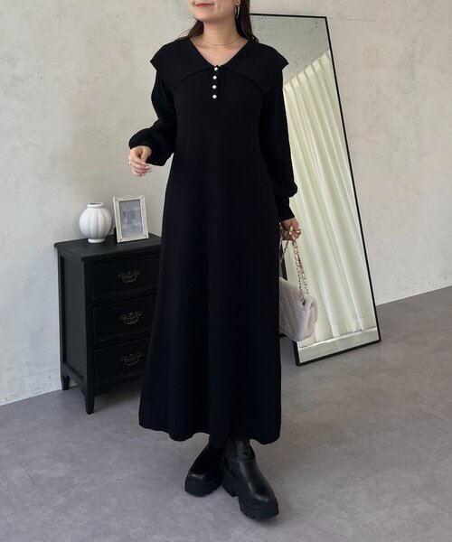 prose verse（プロズヴェール） ワンピース パールボタンセーラー