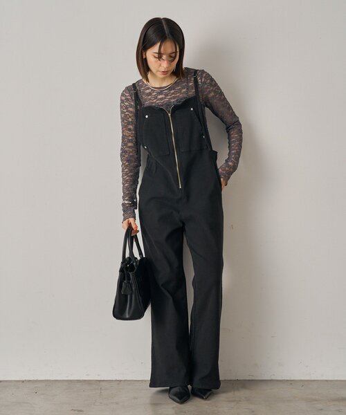 Loungedress（ラウンジドレス） サロペット オーバーオール デニム