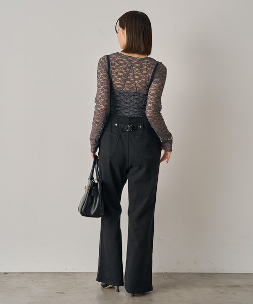 Loungedress（ラウンジドレス） サロペット オーバーオール デニム