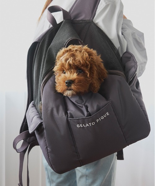 gelato pique（ジェラートピケ） ペットキャリー 「CAT＆DOG」リュック