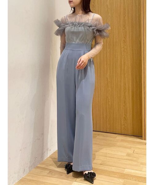 LAGUNAMOON（ラグナムーン） パンツドレス LADYフリルオフショル