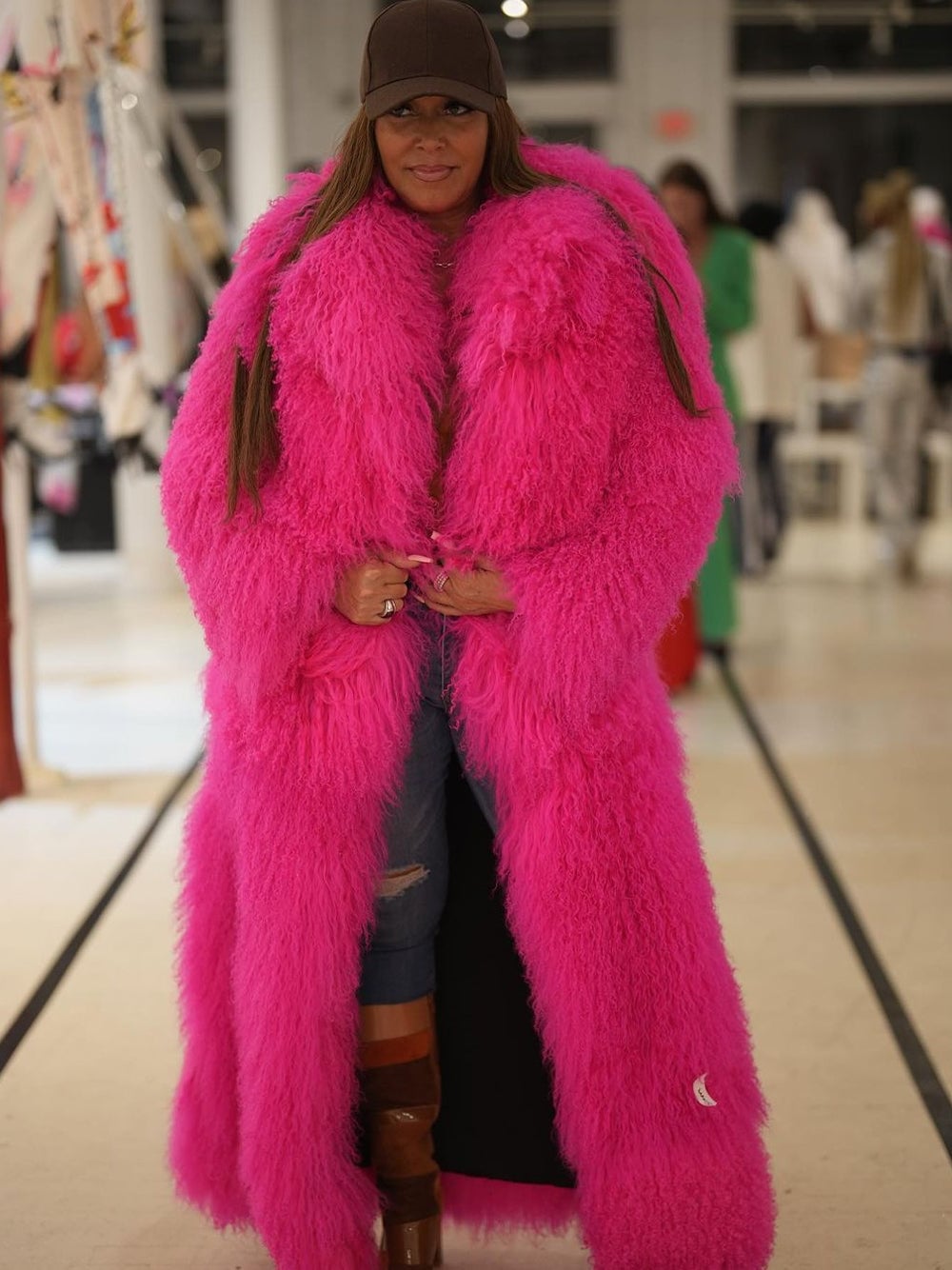 ZIALE Fur Oversize Maxi Coat -..-. ZCRAVE™ OFFICIAL ONLINE STORE