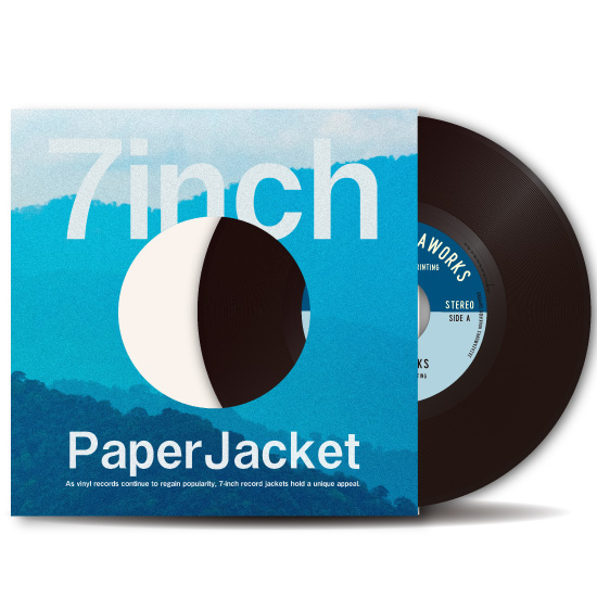 7インチ紙ジャケット (穴あり) / CD紙ジャケット印刷専門店のZAZAZA