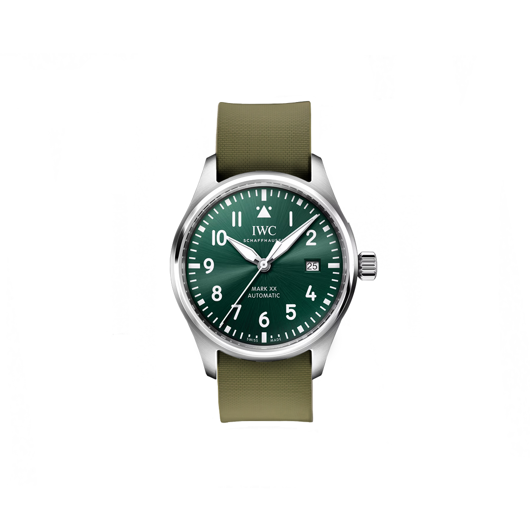 20MM NATO Single Pass Rubber Strap For IWC® Mark XX IW328206