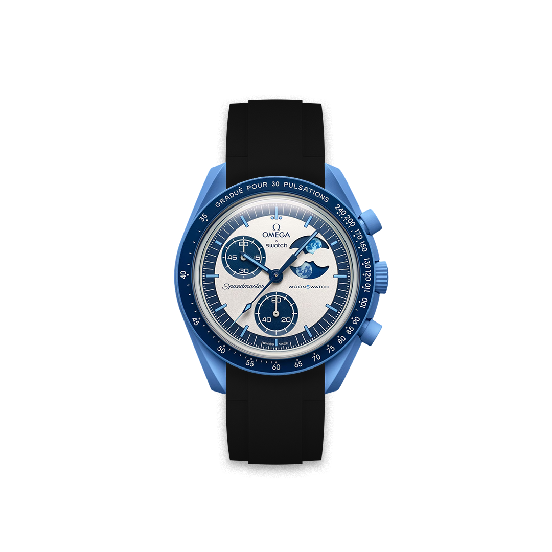 Rubber Strap for OMEGA® x Swatch Bioceramic MoonSwatch Super Blue