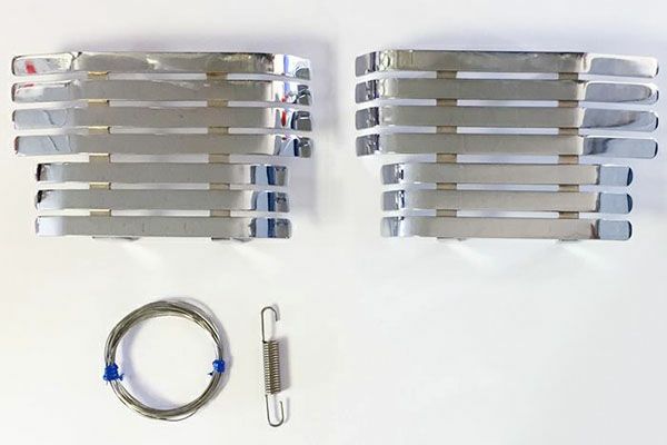 汎用メッキエンジンフィンカバー | 旧車バイクカスタムパーツのゼット