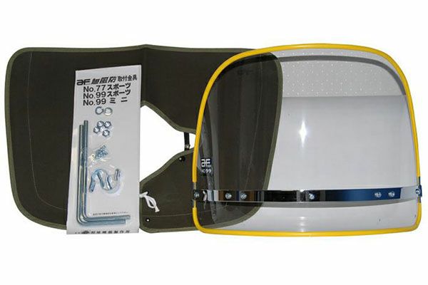 クリア風防/黄色フチ | 旧車バイクカスタムパーツのゼットファーザー