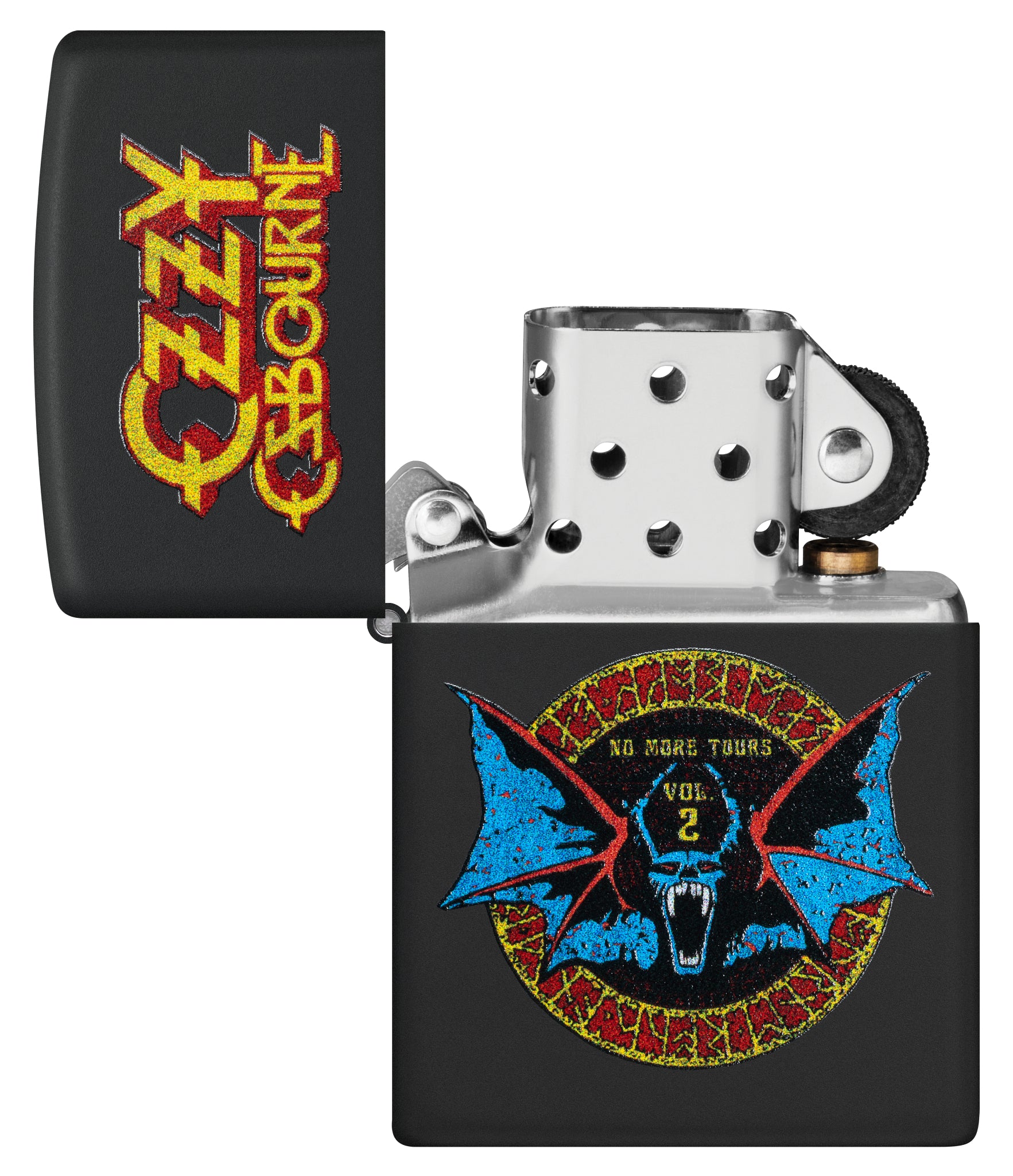 Zippo Ozzy Osbourne No More Tours Design Black Matte Windproof