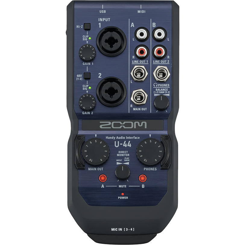 U-44 Handy Audio Interface | ZOOM