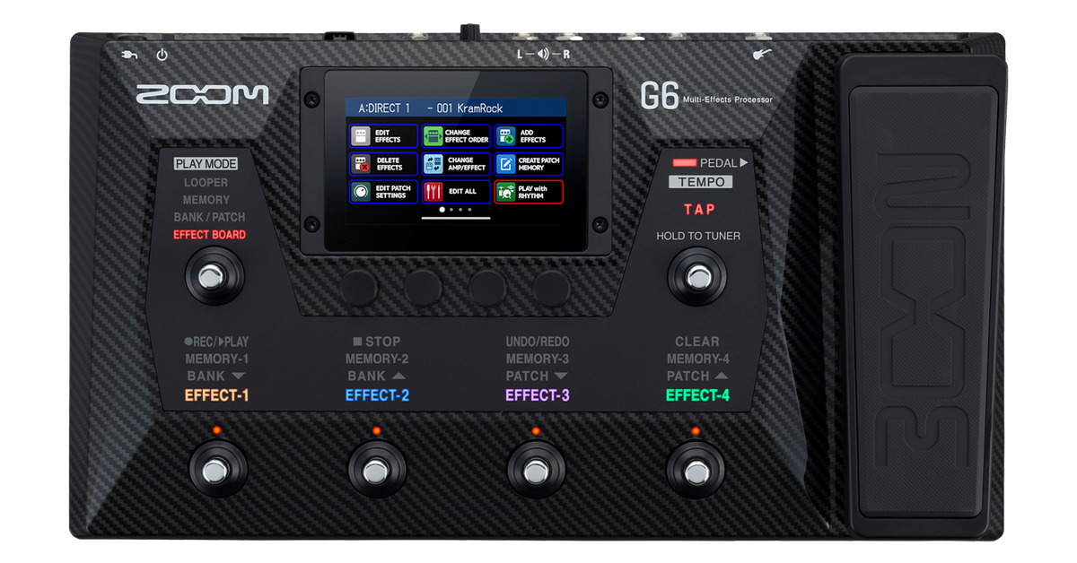 G6 Guitar Processor | Buy Now | ZOOM