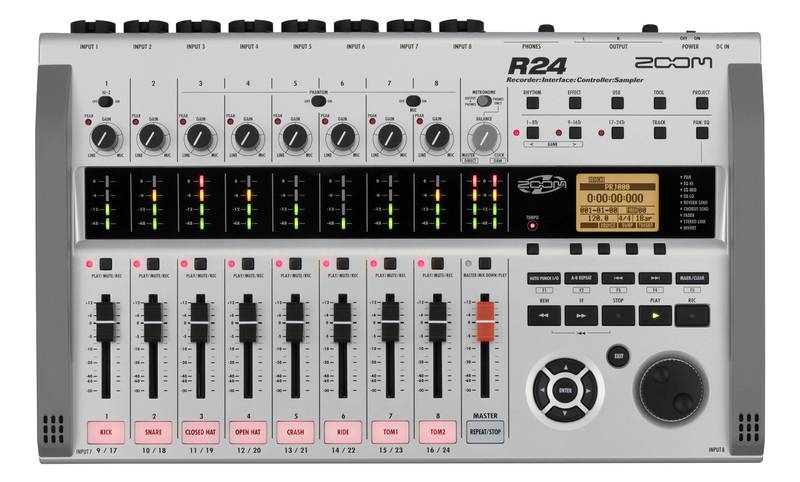 R24 Recorder : Interface : Controller : Sampler | ZOOM