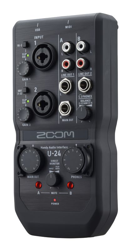 U-24 Handy Audio Interface | ZOOM