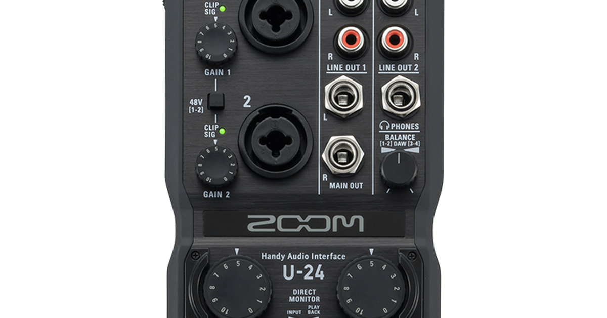 U-24 Handy Audio Interface | ZOOM