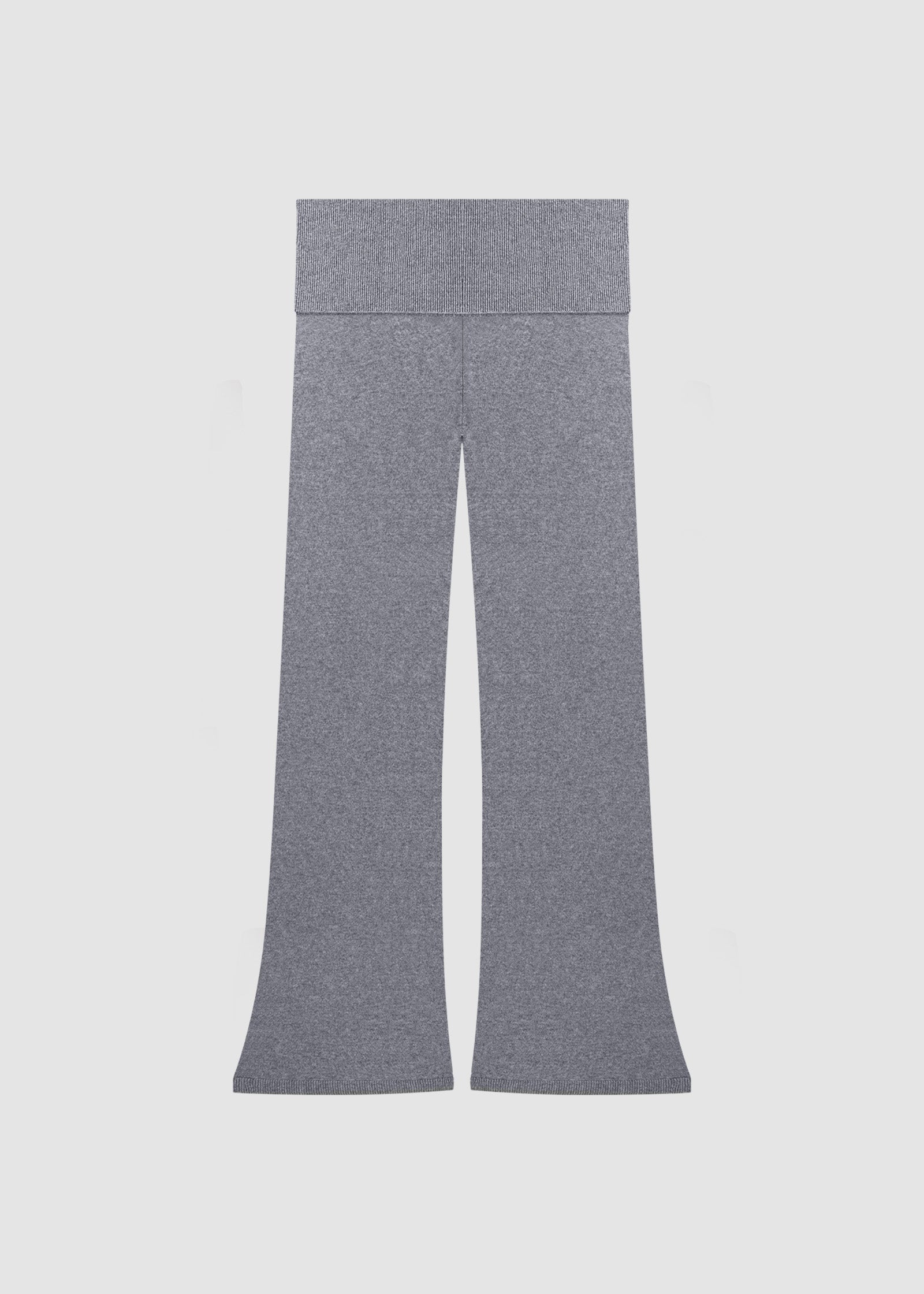 Cashmere Lounge Knit Pants in Soft Grey – ZODIAQUE STUDIOS