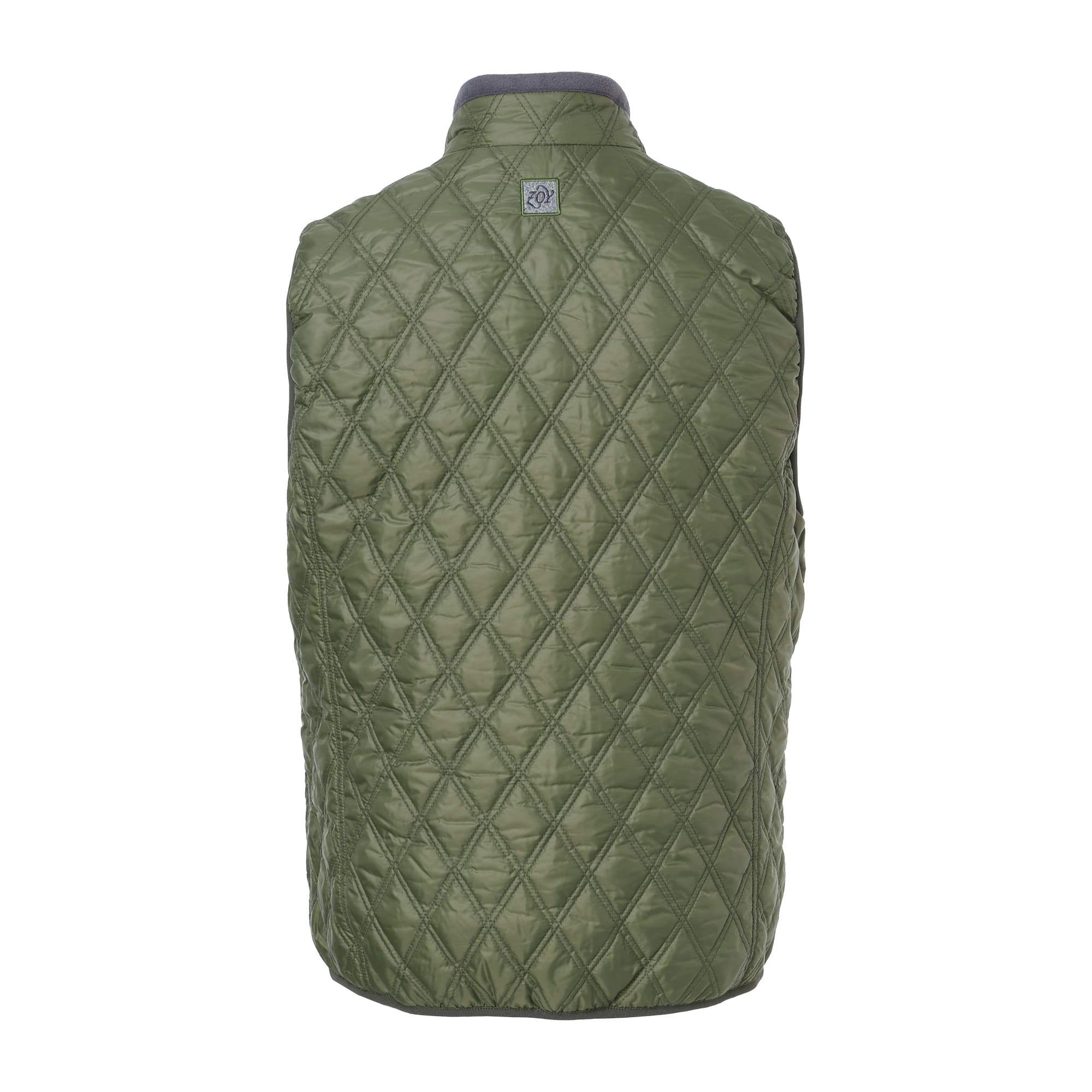 MEN ハイデンスタフタキルト リバーシブルベスト オリーブ