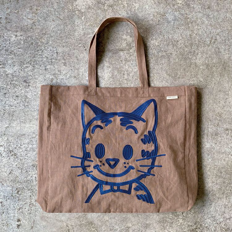 超希少 COMPOSITION イサムカタヤマ トートバッグ ダメージ加工 茶 超