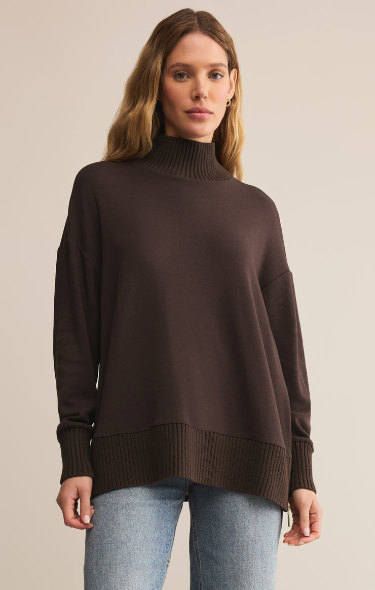 Sable Luxe Mock Neck Top – Z SUPPLY
