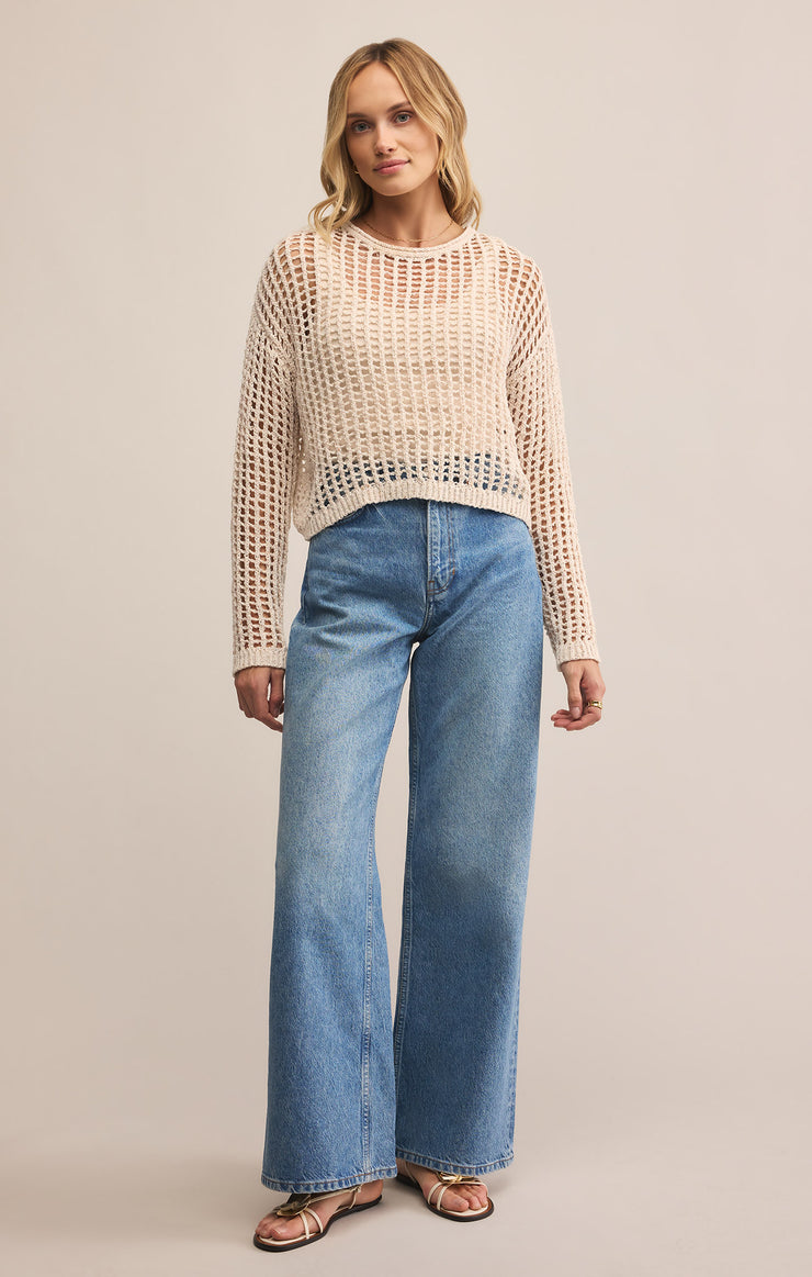 Felix Cropped Crochet Sweater – Z SUPPLY