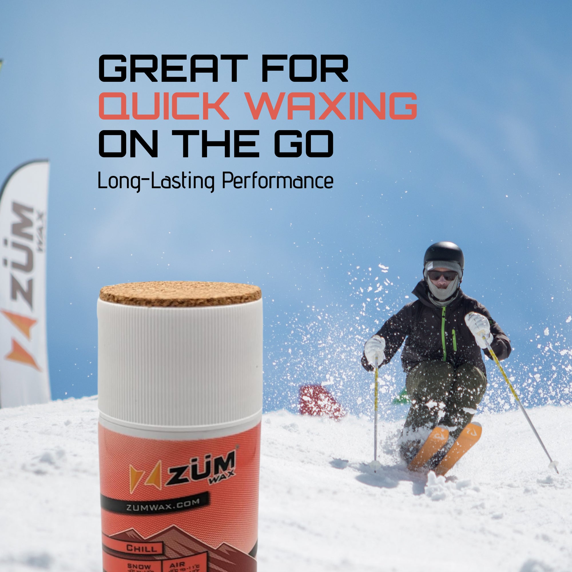 CHILL TEMPS Rub-On Ski/Snowboard/Nordic/Cross-Country Wax 70g
