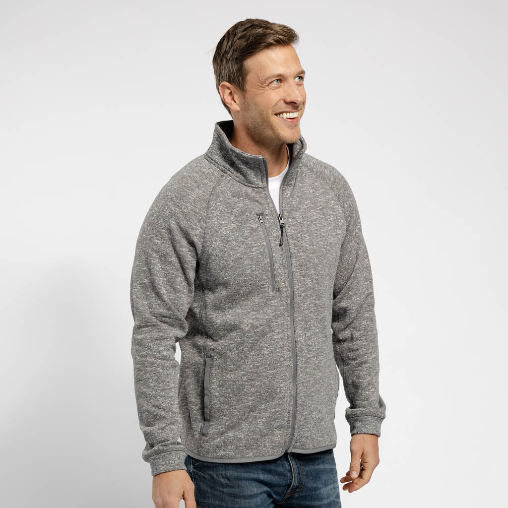 Zusa Men's Midtown Fleece Full Zip | Sustainable Fleece Sweatshirts